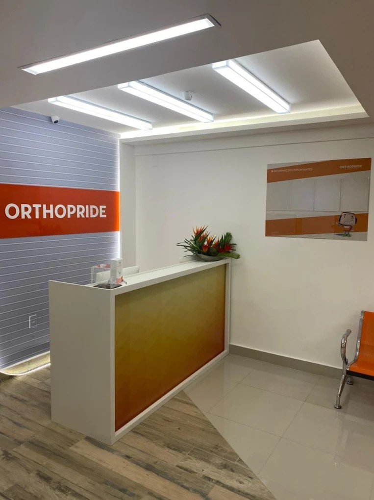 Recepção da unidade Orthopride Itaperuna